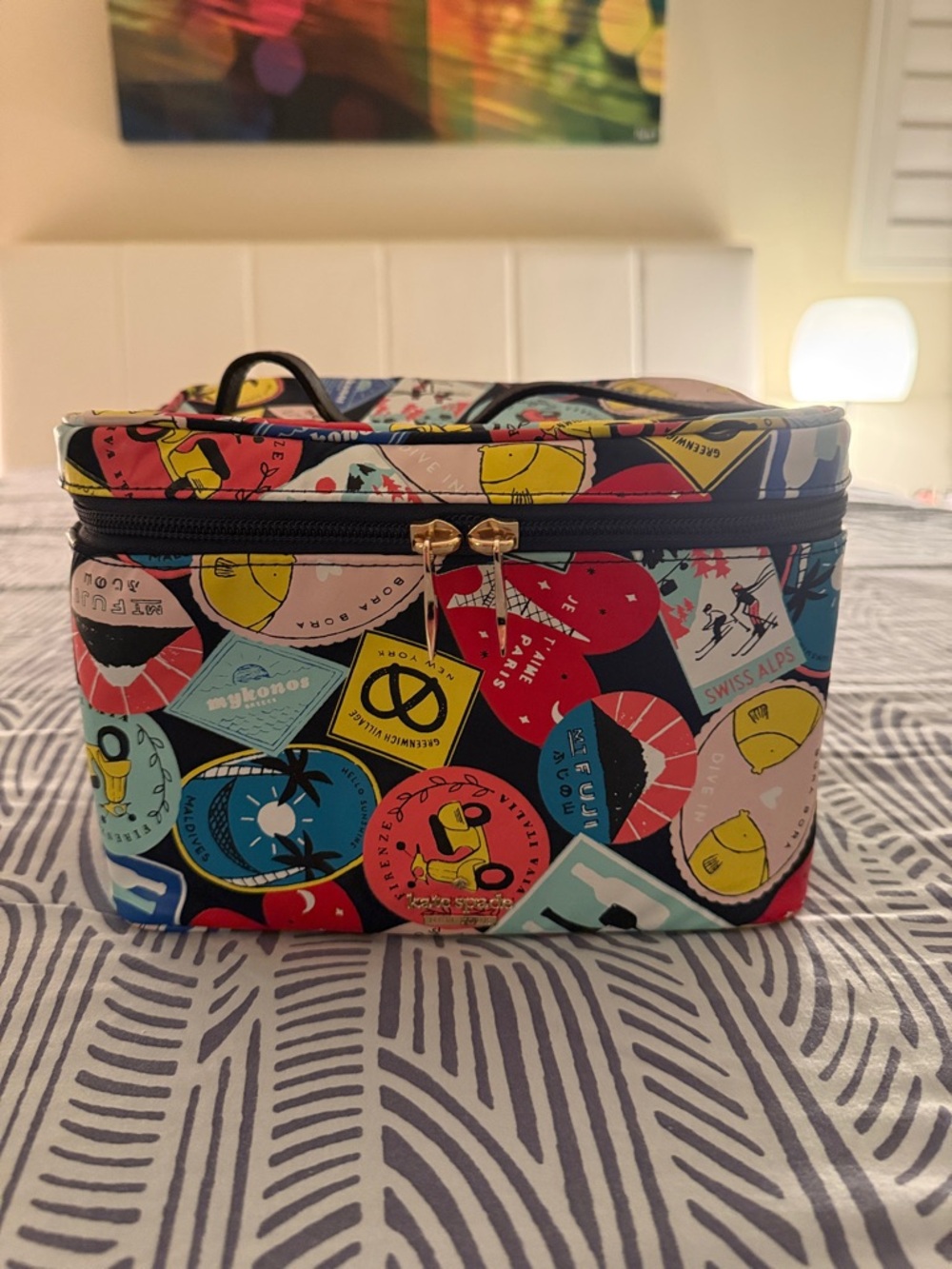 Kate Spade travel toiletry case